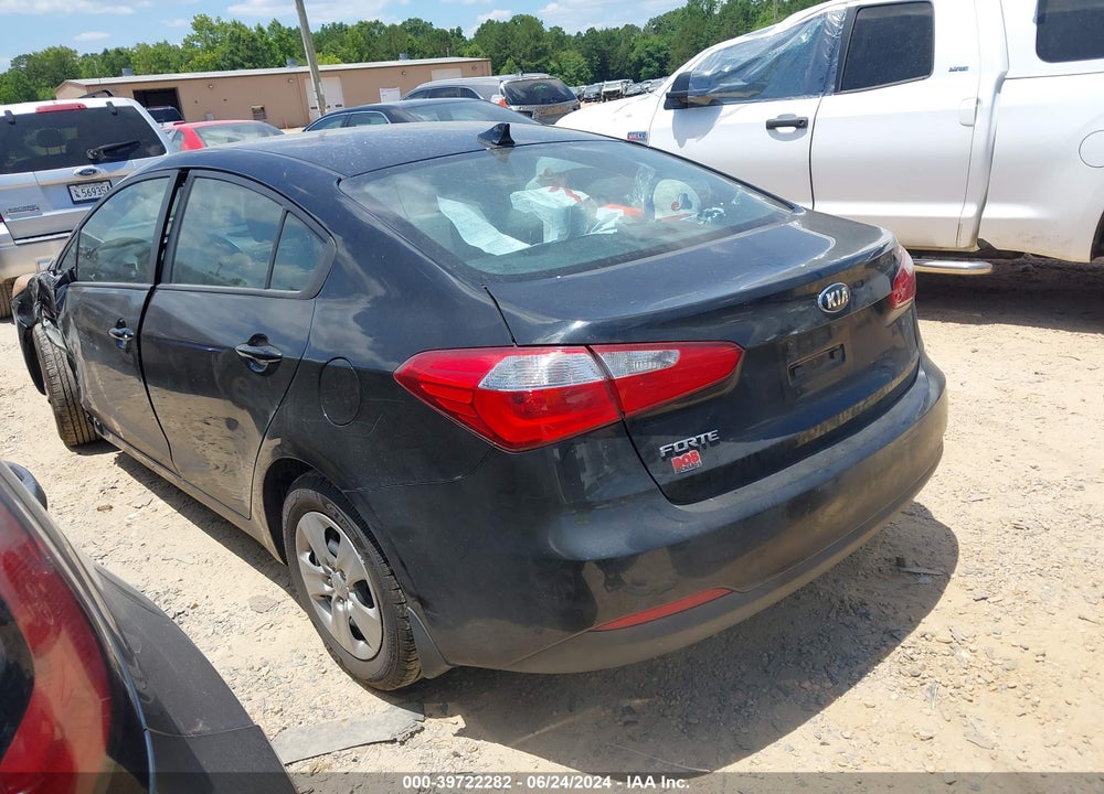 2016 KIA FORTE LX VIN: KNAFK4A62G5550504
