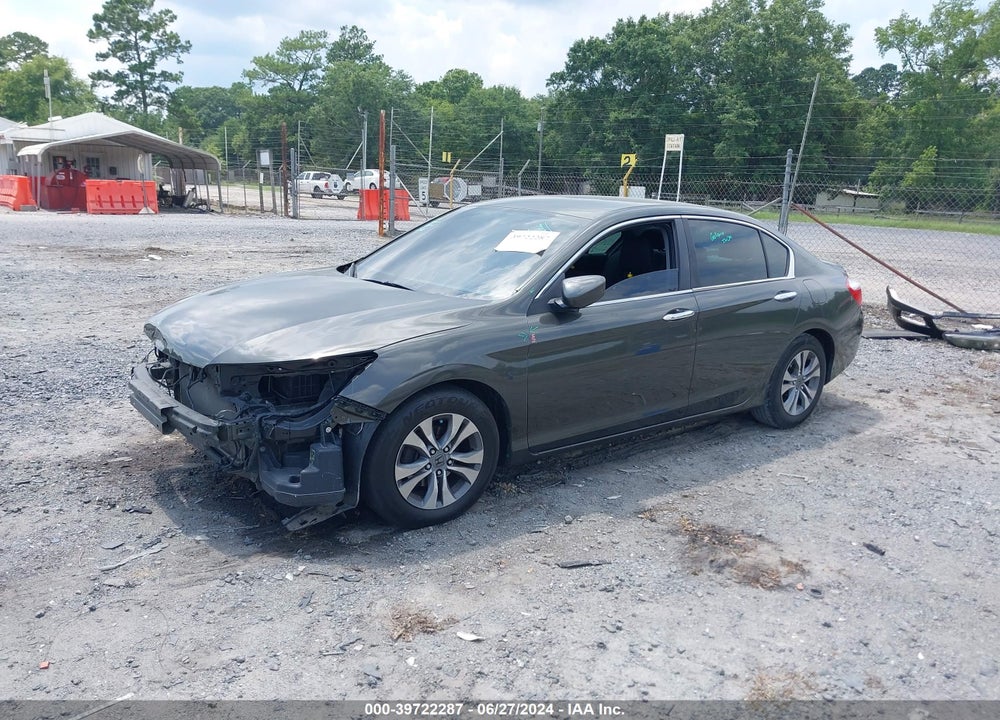 2014 HONDA ACCORD LX VIN: 1HGCR2F39EA225147