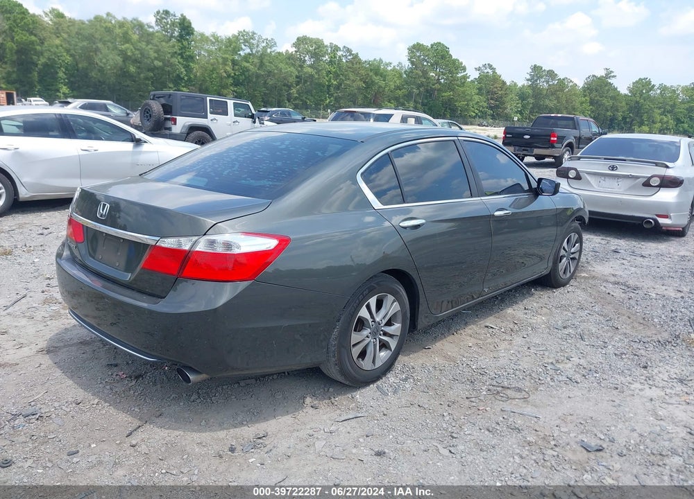 2014 HONDA ACCORD LX VIN: 1HGCR2F39EA225147
