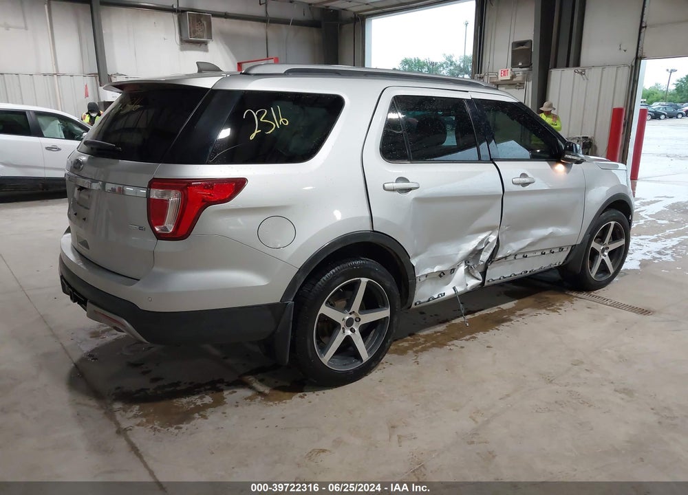 2016 FORD EXPLORER XLT VIN: 1FM5K8D88GGD34501