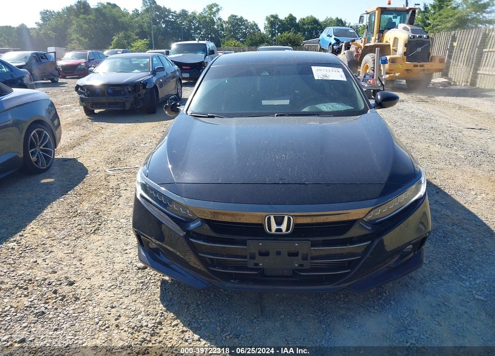2021 HONDA ACCORD SPORT VIN: 1HGCV1F35MA051825