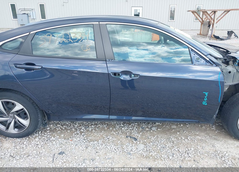 2019 HONDA CIVIC LX VIN: 19XFC2F62KE033780