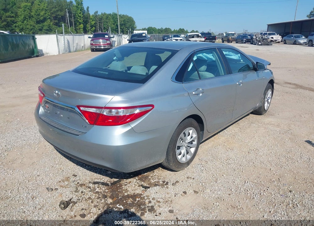 2016 TOYOTA CAMRY LE VIN: 4T4BF1FK7GR576095