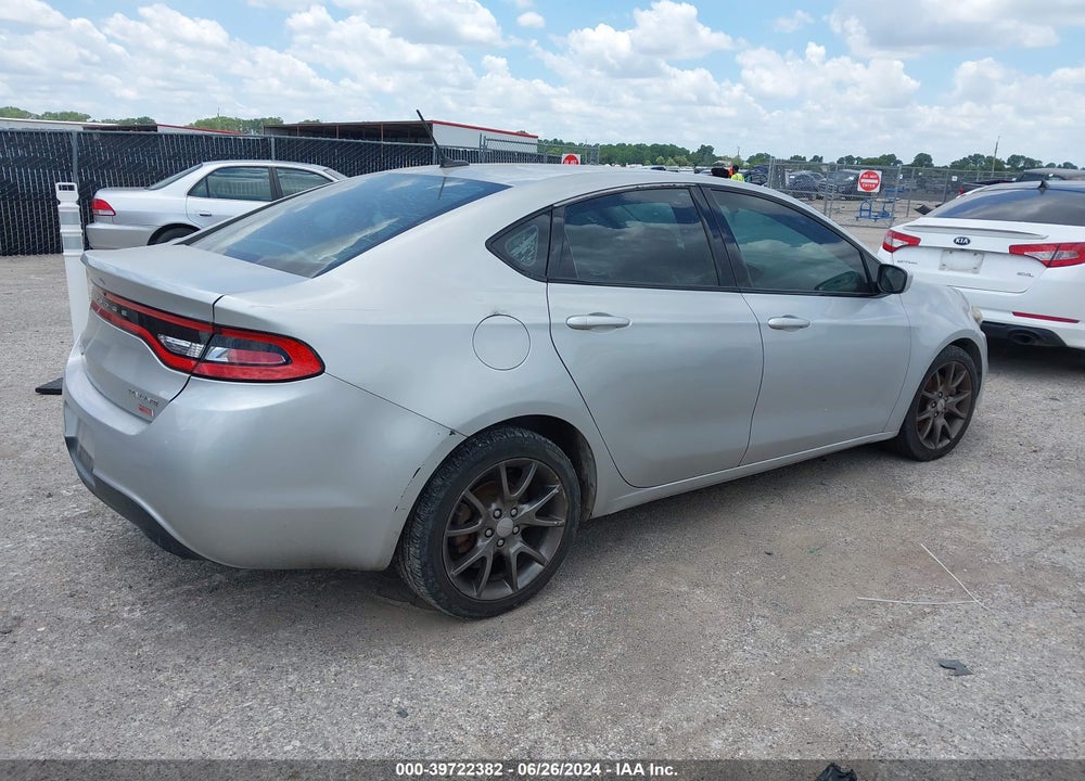 2013 DODGE DART RALLYE VIN: 1C3CDFBH5DD156500