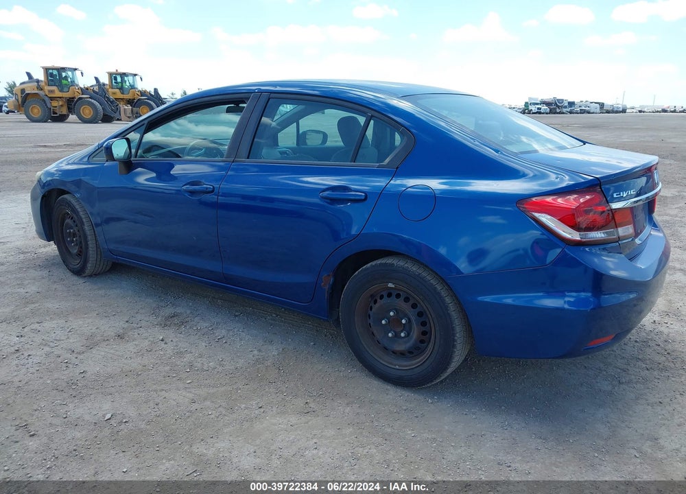 2014 HONDA CIVIC LX VIN: 2HGFB2F55EH532190