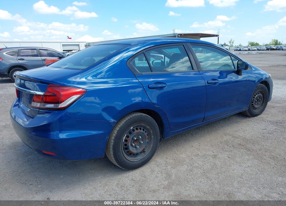 2014 HONDA CIVIC LX VIN: 2HGFB2F55EH532190