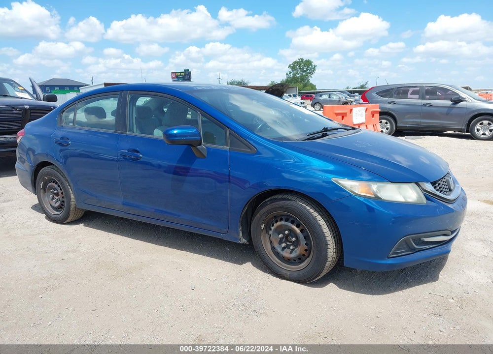 2014 HONDA CIVIC LX VIN: 2HGFB2F55EH532190