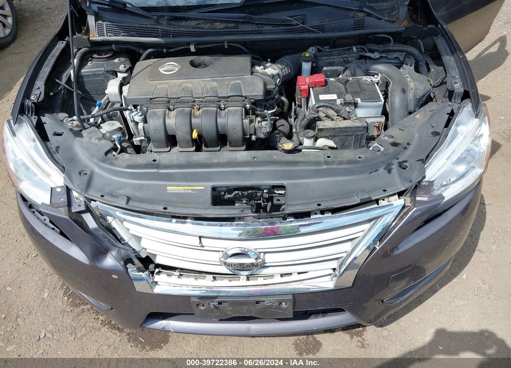 2014 NISSAN SENTRA S VIN: 3N1AB7APXEL627062