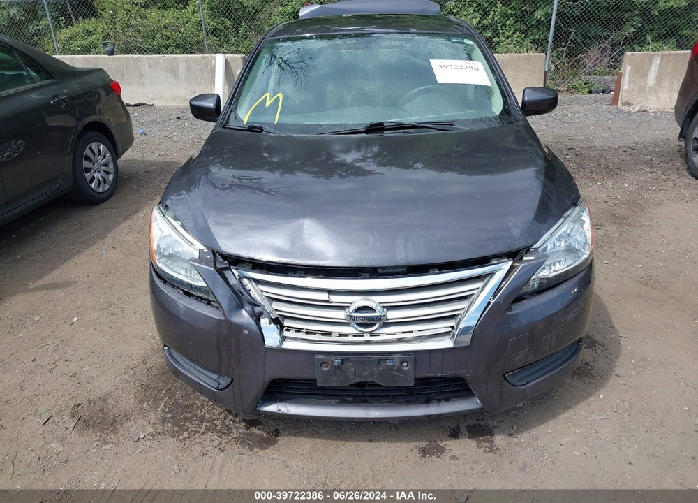 2014 NISSAN SENTRA S VIN: 3N1AB7APXEL627062