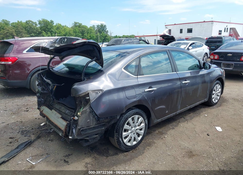 2014 NISSAN SENTRA S VIN: 3N1AB7APXEL627062