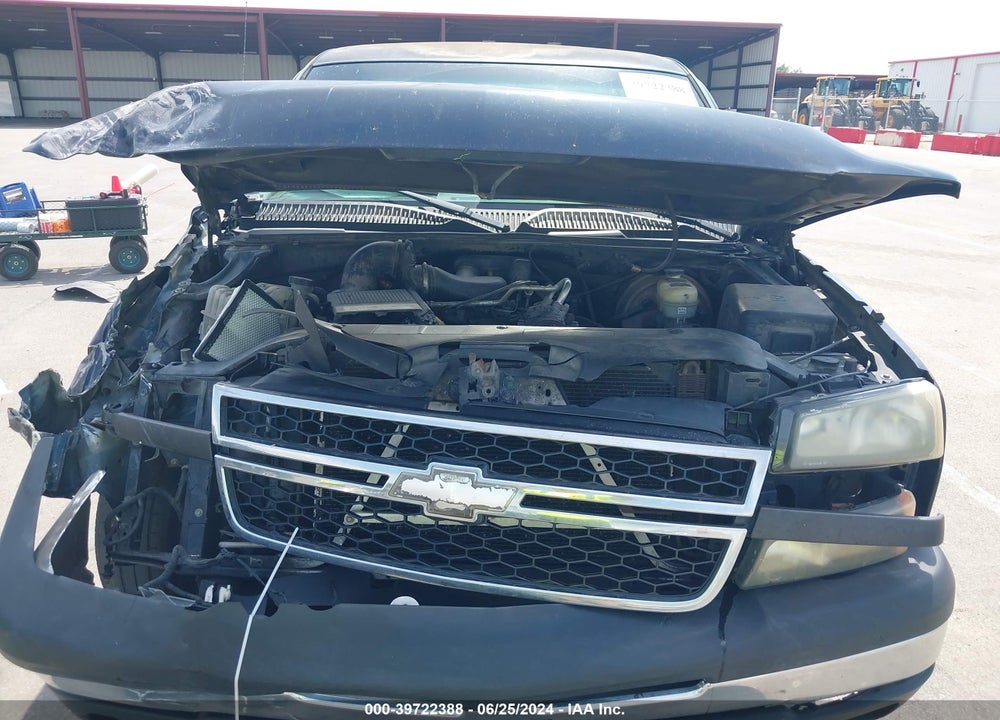 2006 CHEVROLET SILVERADO 1500 WORK TRUCK VIN: 1GCEC19X56Z297418