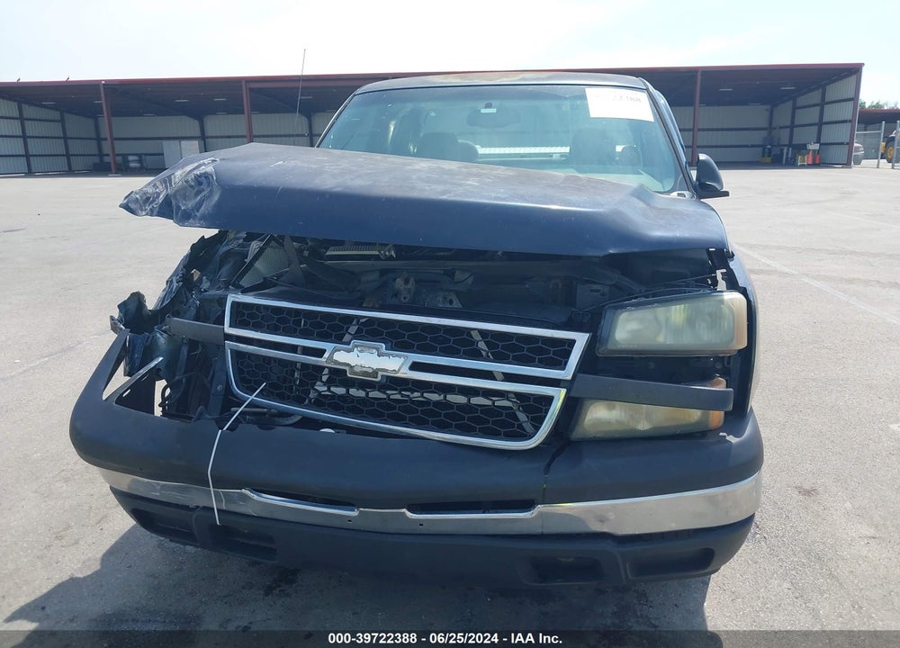 2006 CHEVROLET SILVERADO 1500 WORK TRUCK VIN: 1GCEC19X56Z297418