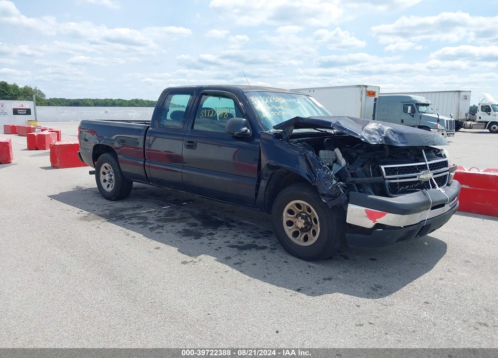 2006 CHEVROLET SILVERADO 1500 WORK TRUCK VIN: 1GCEC19X56Z297418