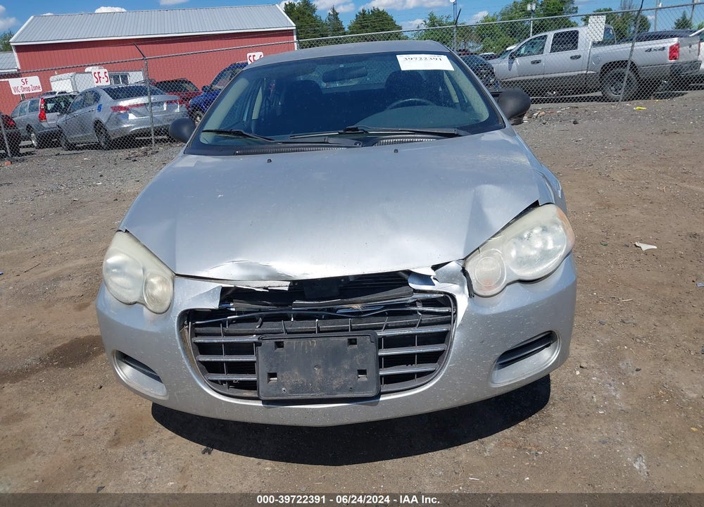 2004 CHRYSLER SEBRING VIN: 1C3EL46X24N316215