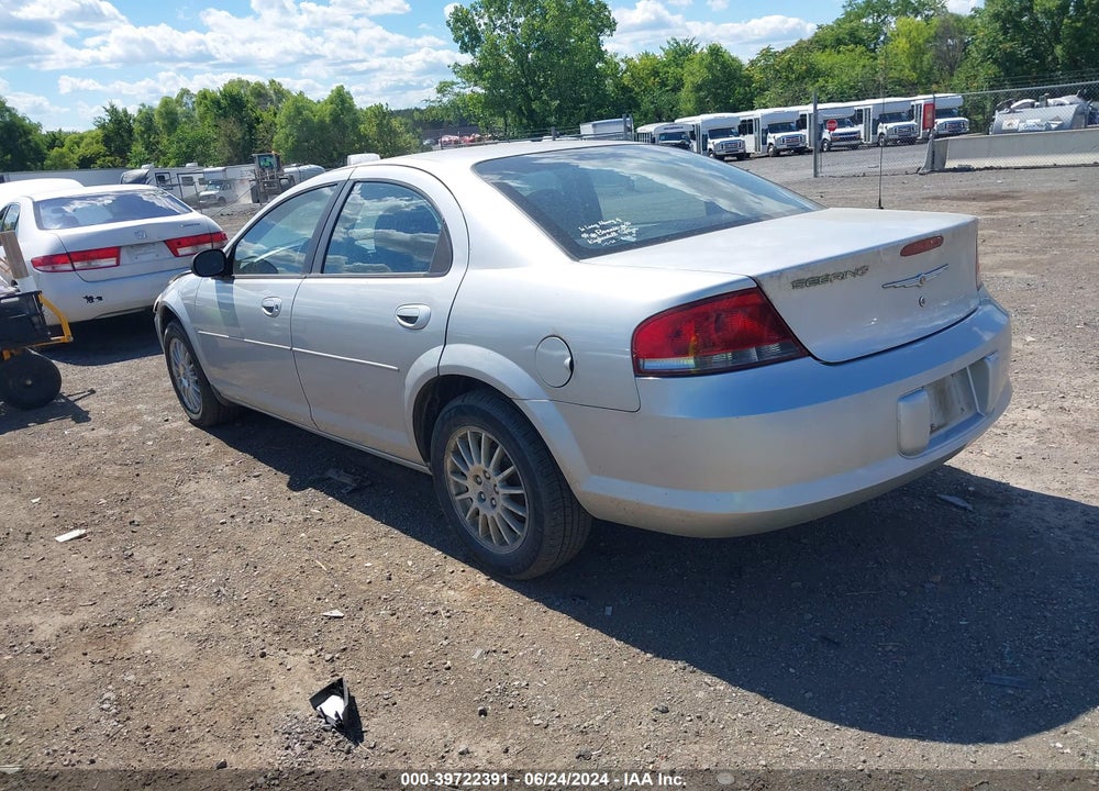 2004 CHRYSLER SEBRING VIN: 1C3EL46X24N316215