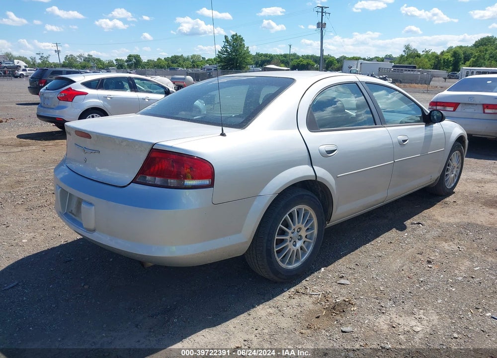 2004 CHRYSLER SEBRING VIN: 1C3EL46X24N316215