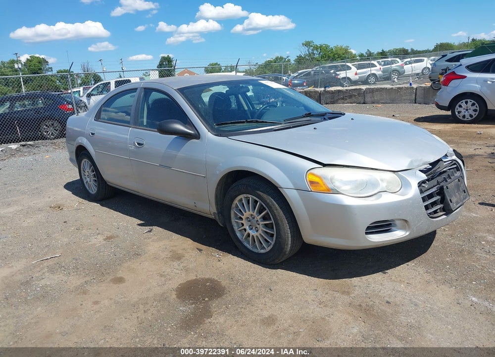 2004 CHRYSLER SEBRING VIN: 1C3EL46X24N316215