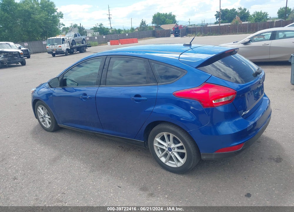 2018 FORD FOCUS SE VIN: 1FADP3K28JL230761
