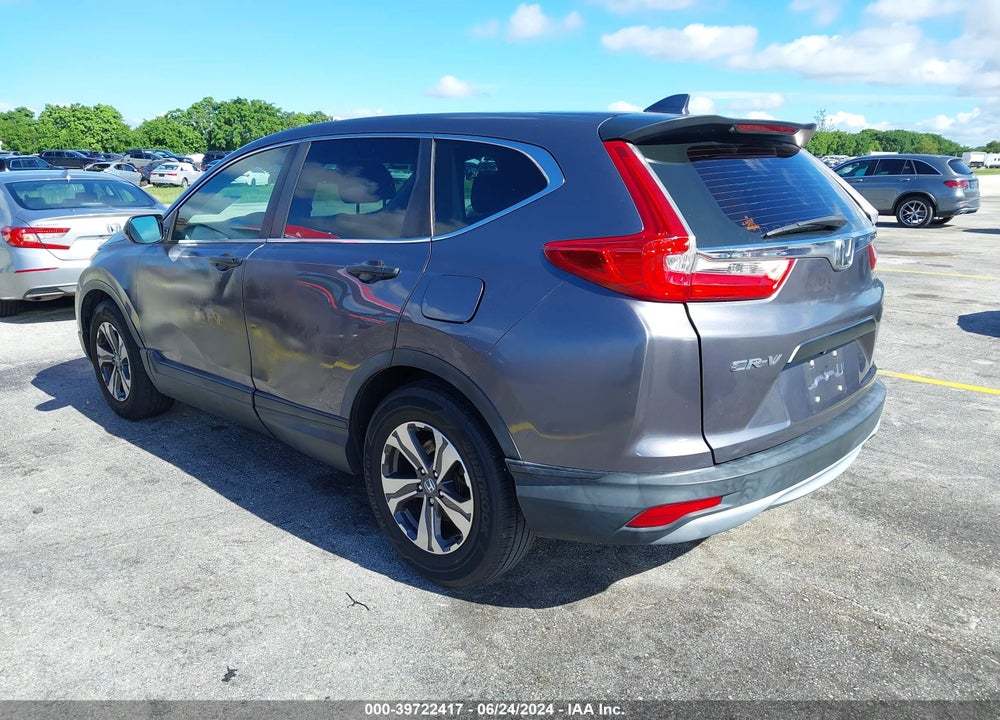 2017 HONDA CR-V LX VIN: 5J6RW5H3XHL000187