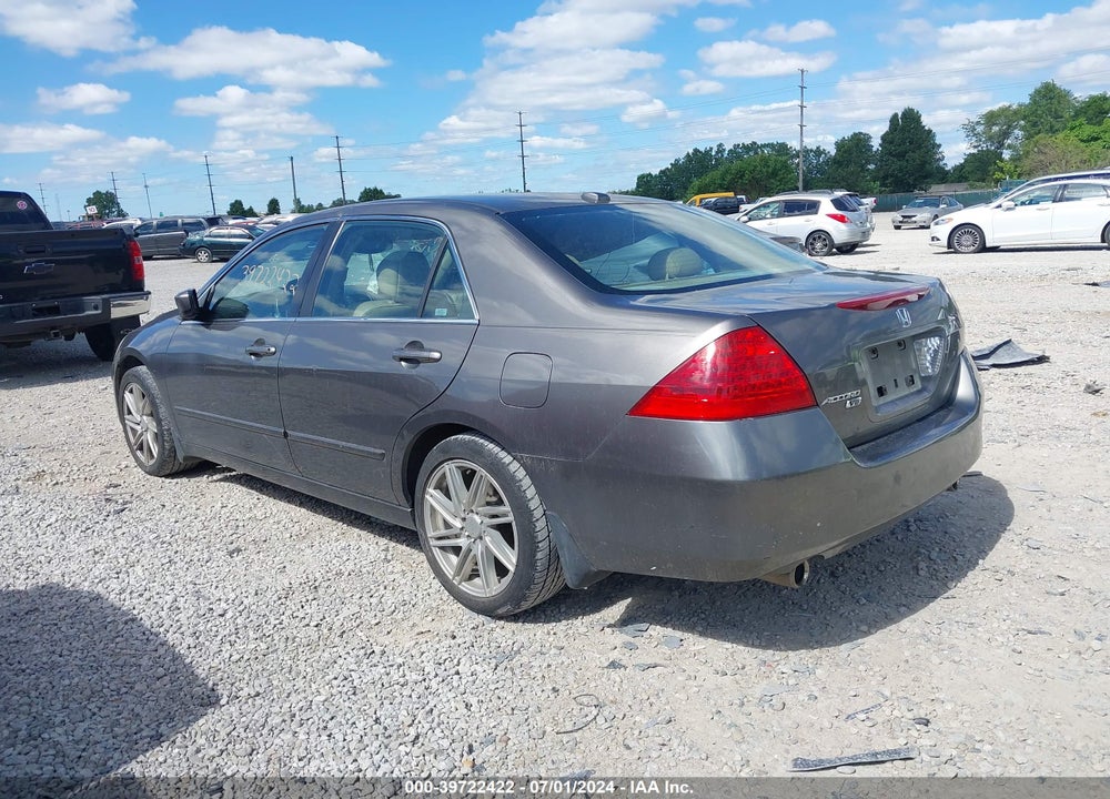 2007 HONDA ACCORD 3.0 EX VIN: 1HGCM66587A046639