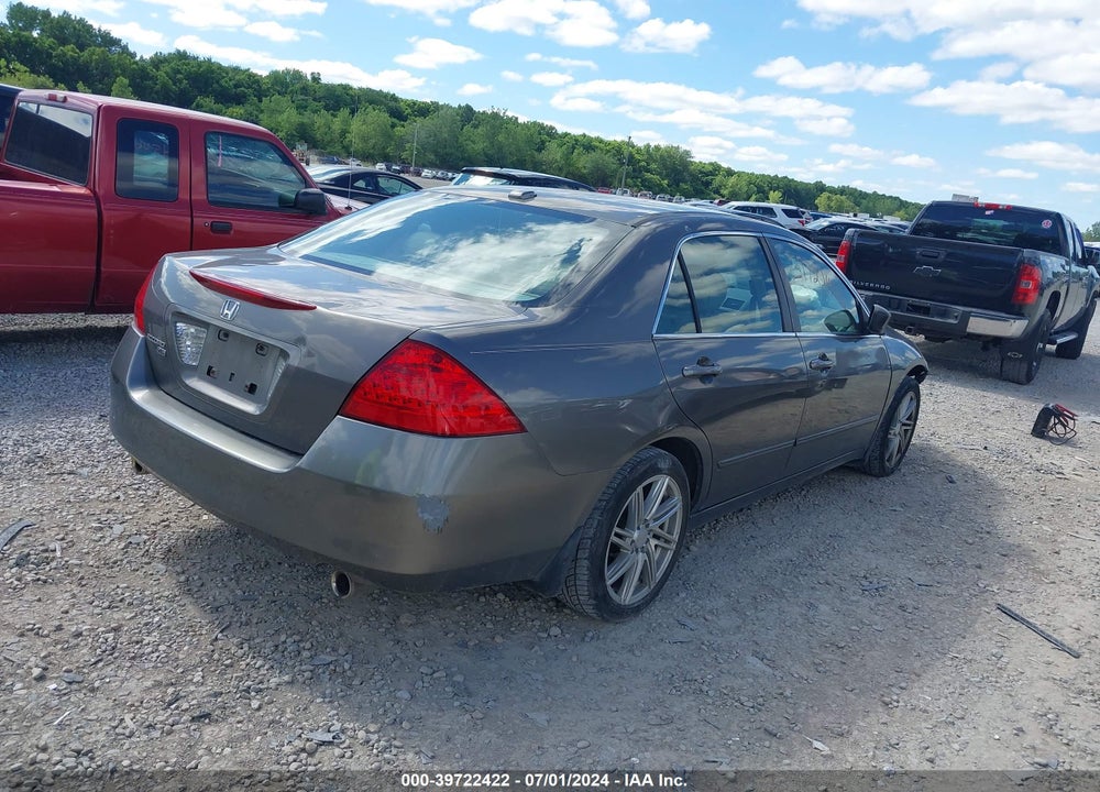 2007 HONDA ACCORD 3.0 EX VIN: 1HGCM66587A046639