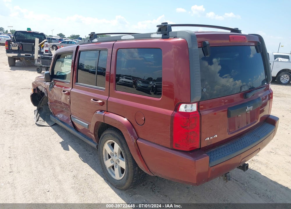 2008 JEEP COMMANDER SPORT VIN: 1J8HG48K78C201330