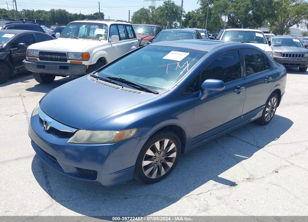 2009 HONDA CIVIC EX-L VIN: 2HGFA16969H350911