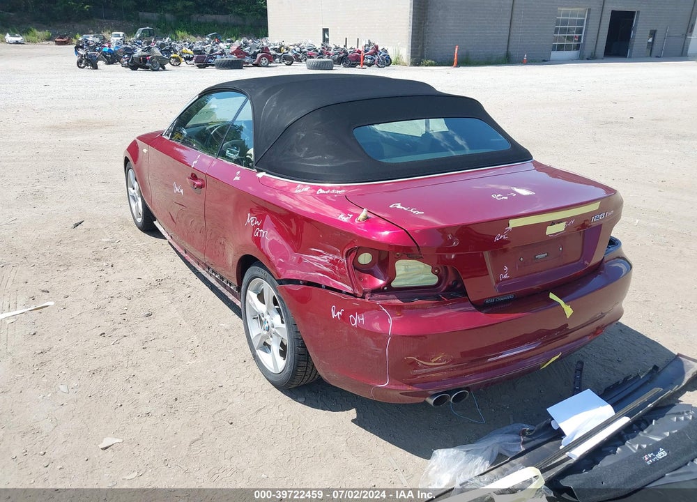 2012 BMW 128I VIN: WBAUN1C59CVH84072