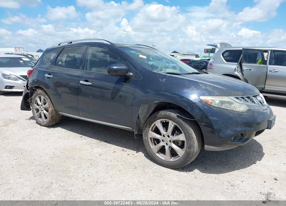 2012 NISSAN MURANO VIN: JN8AZ1MU1CW112292