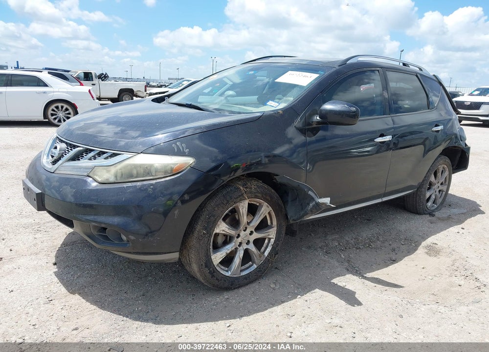 2012 NISSAN MURANO VIN: JN8AZ1MU1CW112292