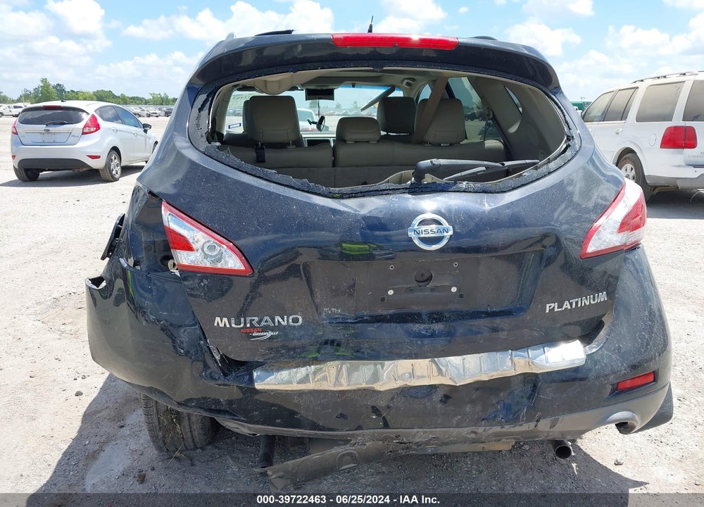 2012 NISSAN MURANO VIN: JN8AZ1MU1CW112292