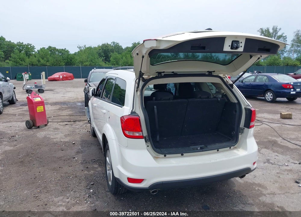 2012 DODGE JOURNEY SXT VIN: 3C4PDCBGXCT180688