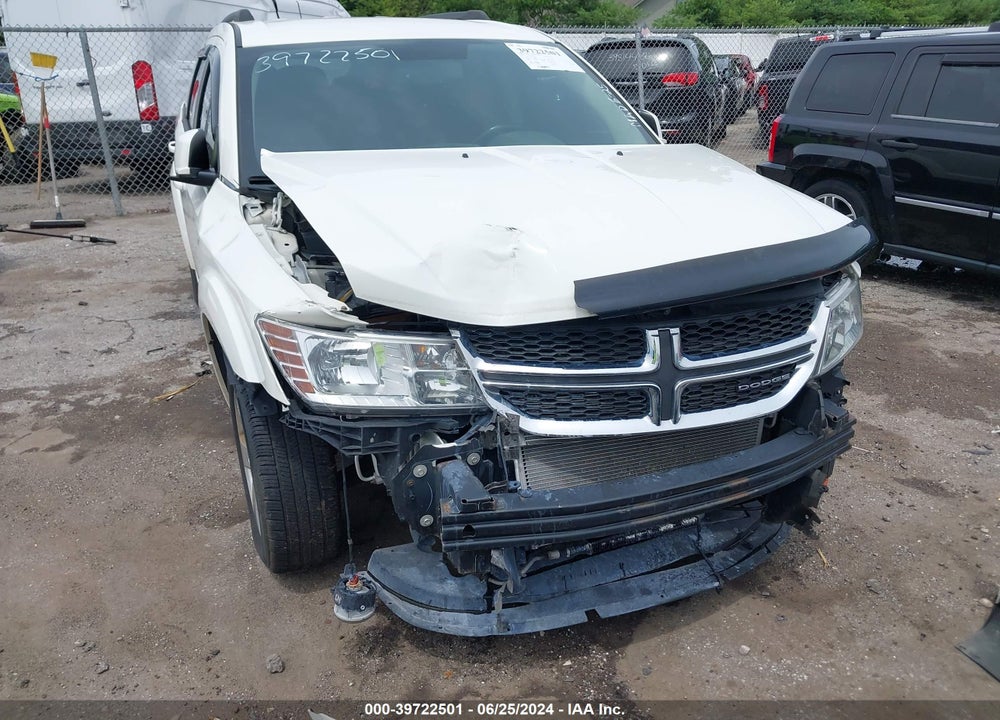 2012 DODGE JOURNEY SXT VIN: 3C4PDCBGXCT180688