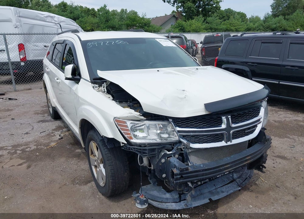 2012 DODGE JOURNEY SXT VIN: 3C4PDCBGXCT180688