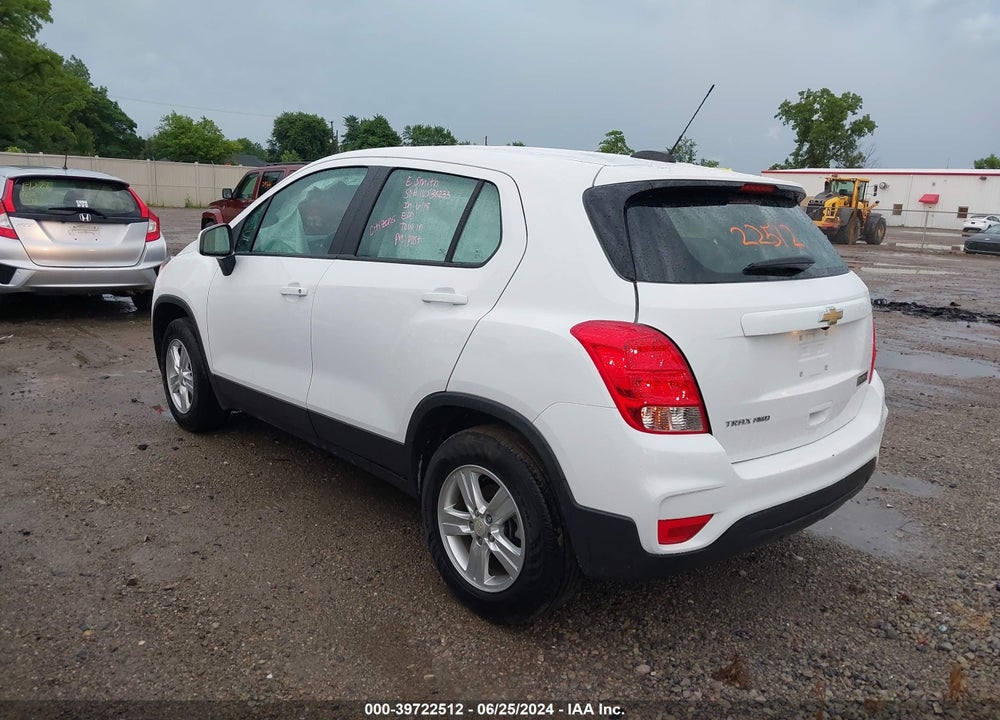 2019 CHEVROLET TRAX LS VIN: 3GNCJNSB7KL207357