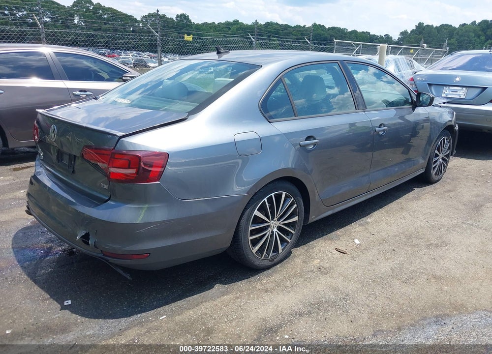2016 VOLKSWAGEN JETTA 1.8T SPORT VIN: 3VWD17AJ7GM395667