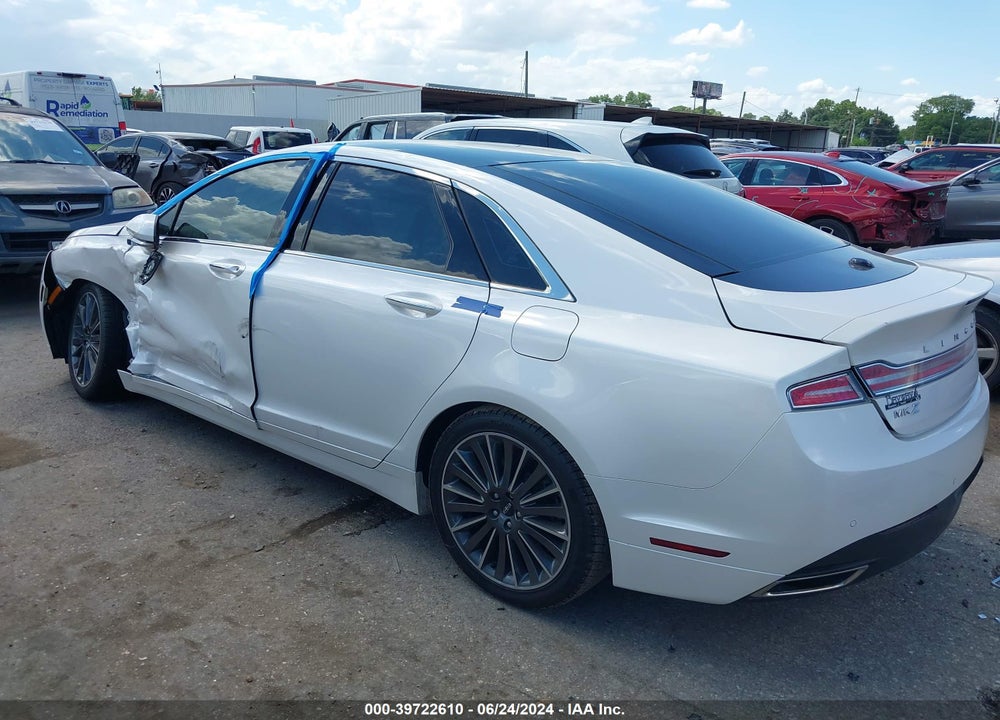 2016 LINCOLN MKZ VIN: 3LN6L2G96GR613666