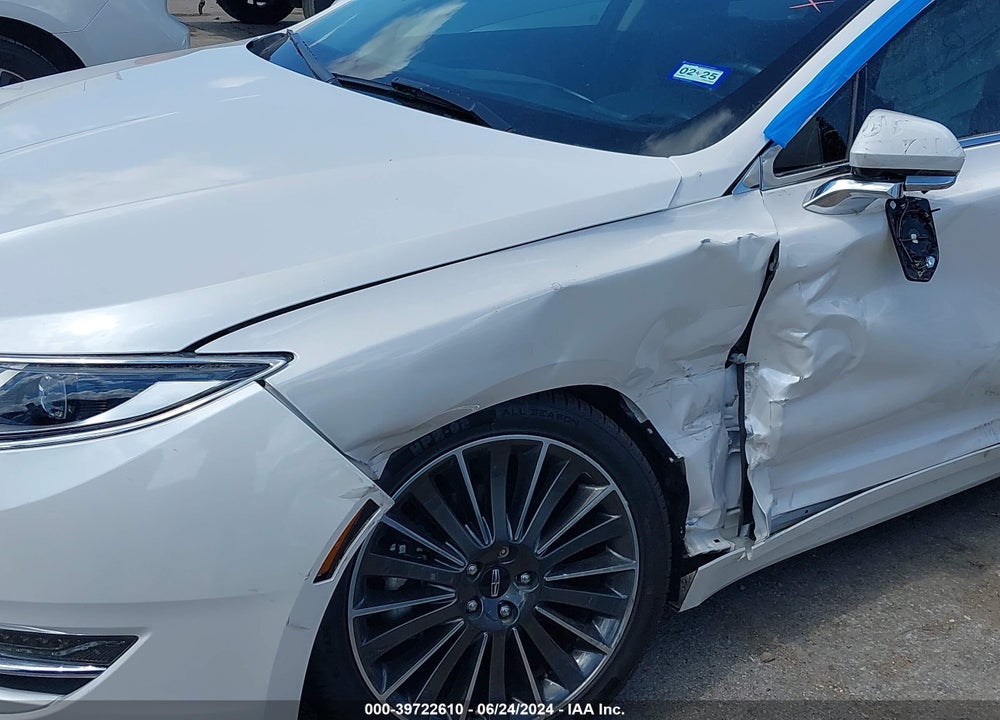 2016 LINCOLN MKZ VIN: 3LN6L2G96GR613666