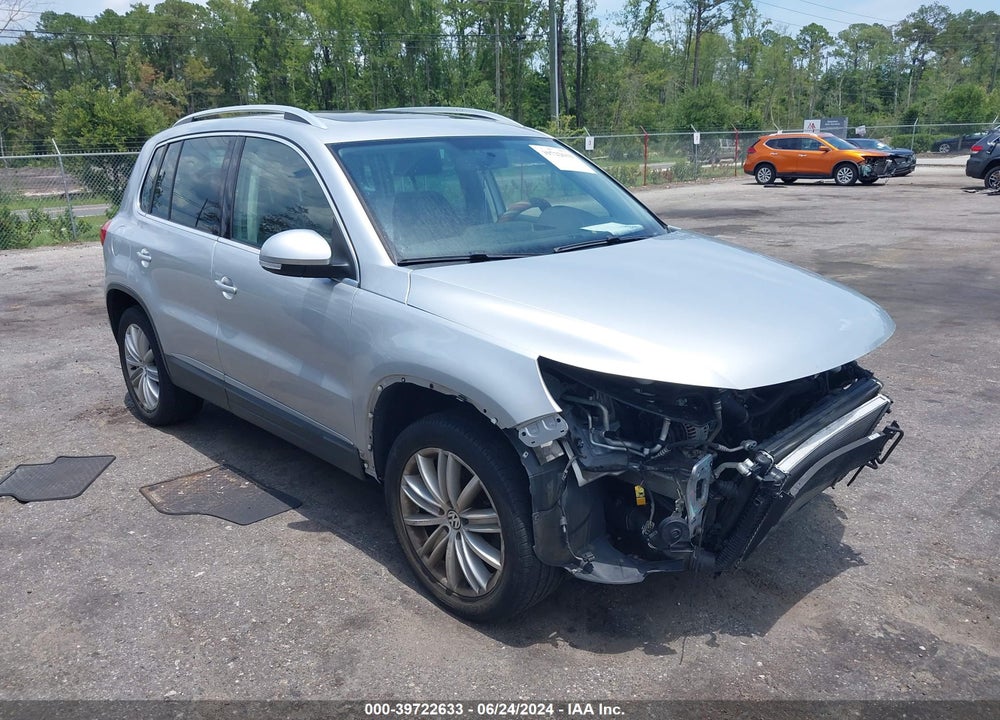 2015 VOLKSWAGEN TIGUAN SE VIN: WVGAV7AX5FW592202