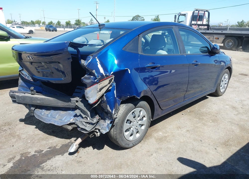 2017 HYUNDAI ACCENT SE VIN: KMHCT4AE1HU174066