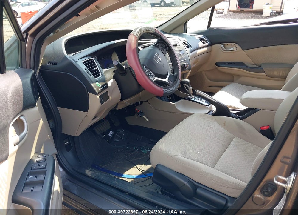 2014 HONDA CIVIC LX VIN: 19XFB2F57EE045552