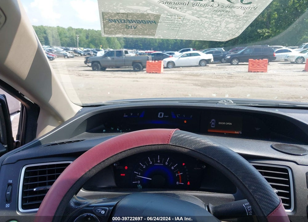 2014 HONDA CIVIC LX VIN: 19XFB2F57EE045552