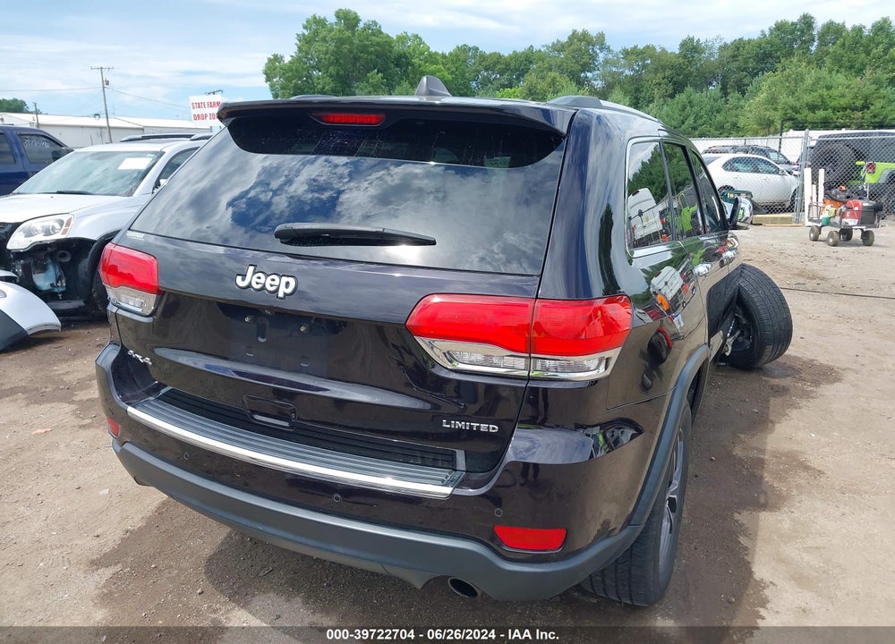2018 JEEP GRAND CHEROKEE LIMITED 4X4 VIN: 1C4RJFBG8JC298671