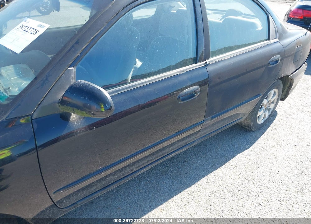 2002 KIA SPECTRA LS VIN: KNAFB121625139634