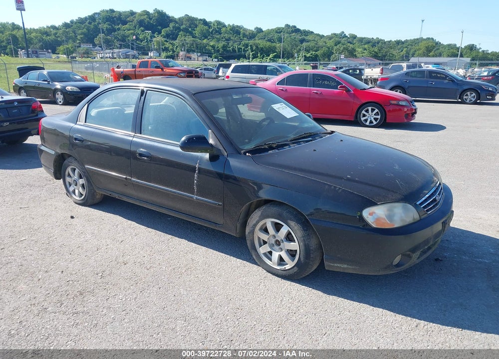 2002 KIA SPECTRA LS VIN: KNAFB121625139634