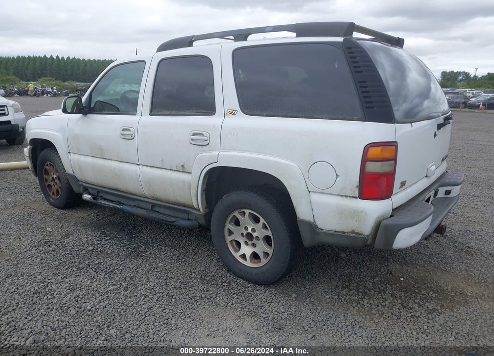 2003 CHEVROLET TAHOE Z71 VIN: 1GNEK13T93R139868