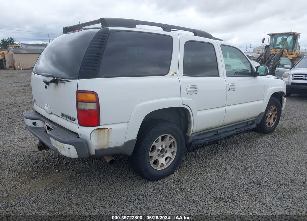 2003 CHEVROLET TAHOE Z71 VIN: 1GNEK13T93R139868