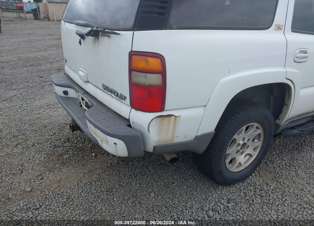 2003 CHEVROLET TAHOE Z71 VIN: 1GNEK13T93R139868