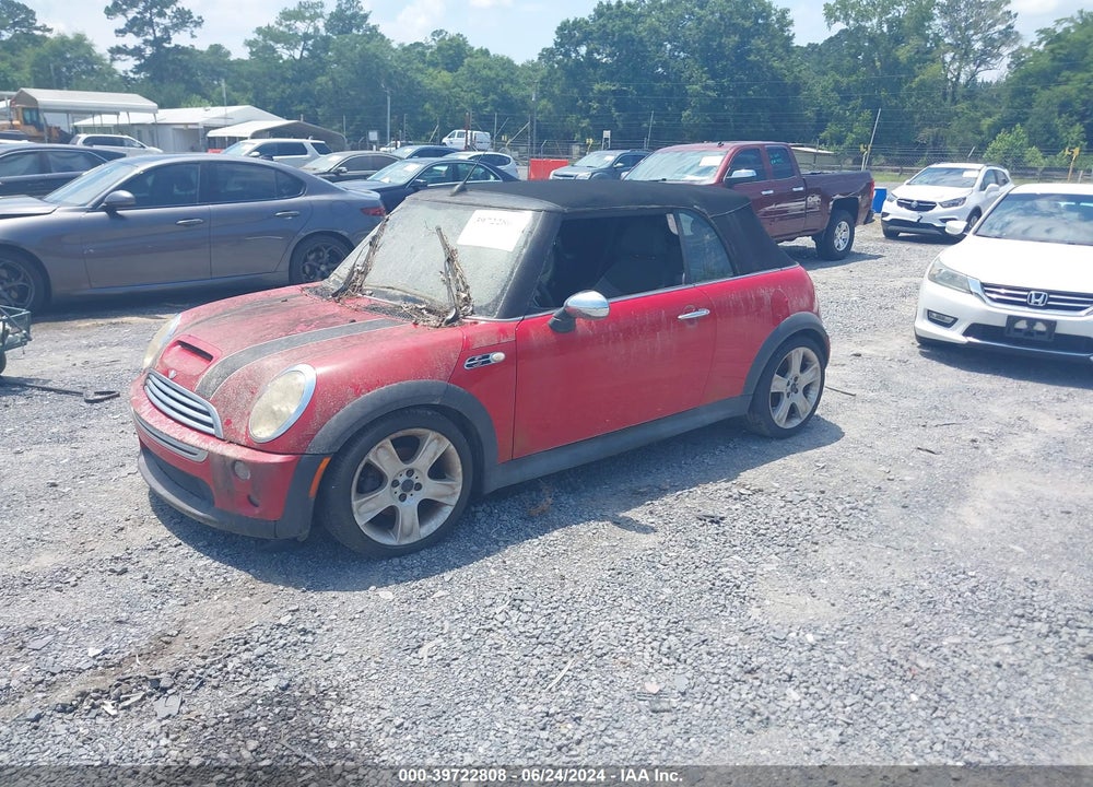 2005 MINI COOPER S VIN: WMWRH33435TK55020