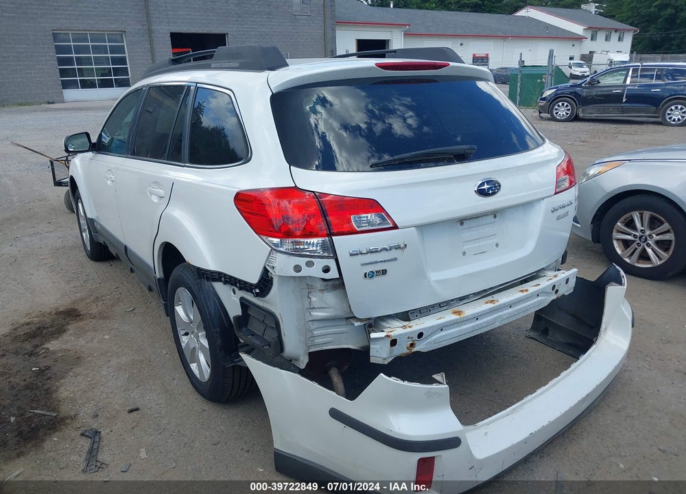 2012 SUBARU OUTBACK 2.5I PREMIUM VIN: 4S4BRBCC2C3206497